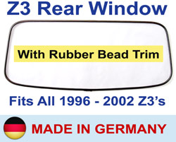z3 window with rubber bead